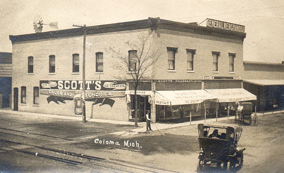 Downtown Coloma, Michigan