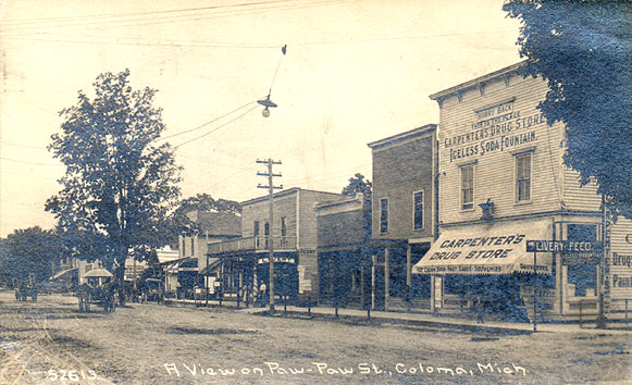 Downtown Coloma, Michigan