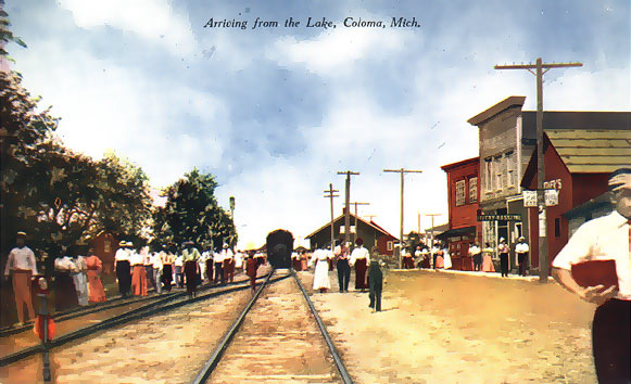 Railroad, Coloma, Michigan