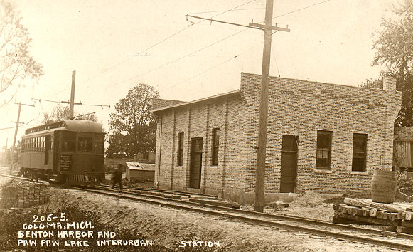 Interurban Railroad, Coloma, Michigan