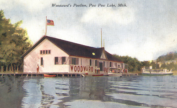 Paw Paw Lake's Woodward's Pavilion