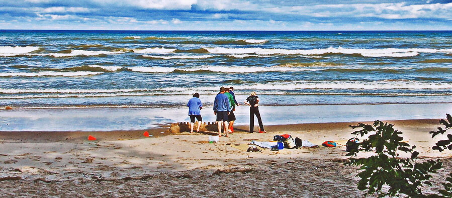 Lake Michigan helps protect our region from being too cold or too hot. 